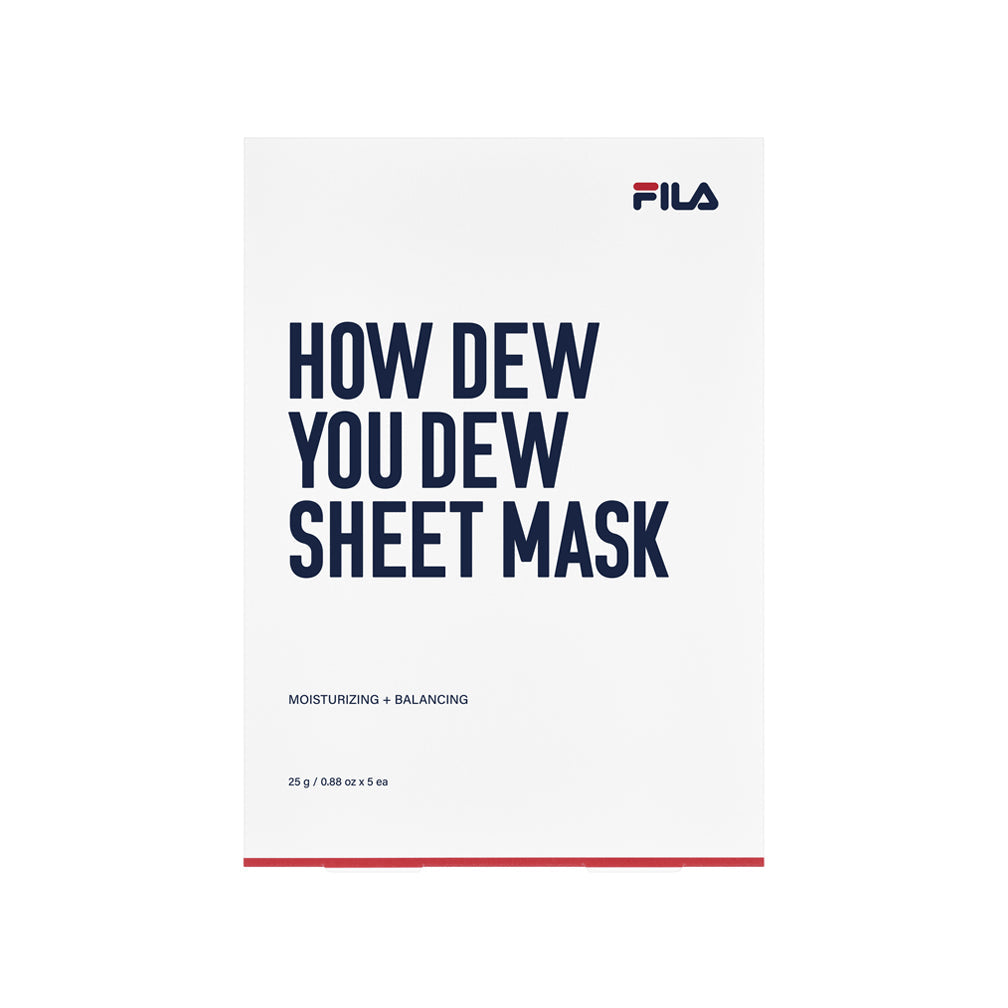 FILA How Dew You Dew Sheet Mask (5 Sheets)